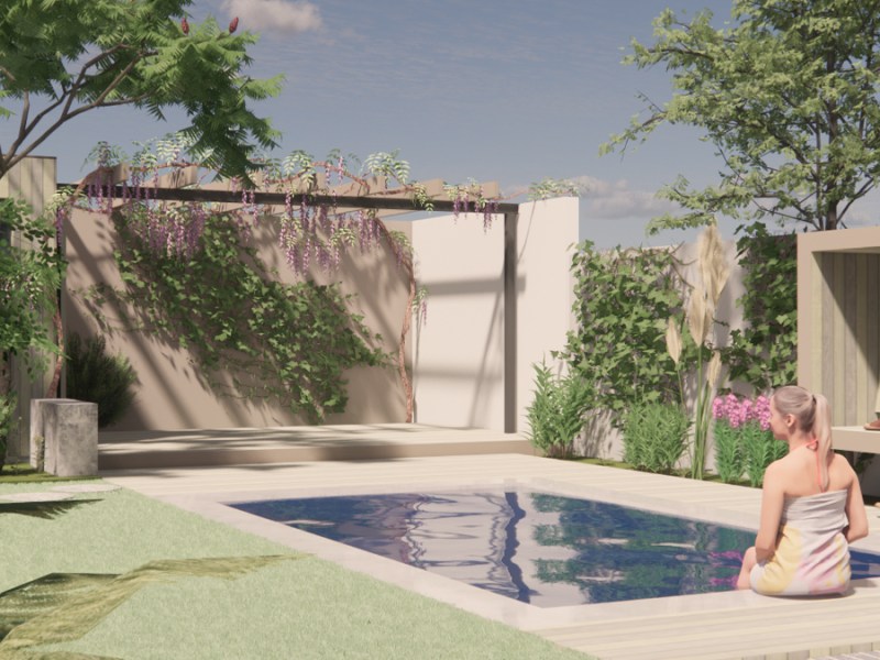 Tuin ontwerp in Eindhoven&nbsp;afgerond